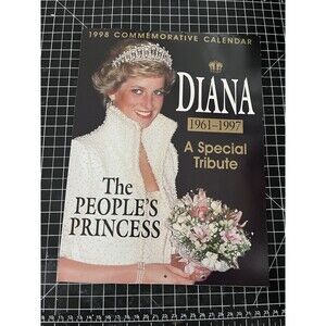 THE PEOPLES PRINCESS DIANA SPECIAL TRIBUTE CALENDAR 1998 SEALED NEW